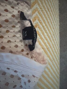 Express Eyelet Lace Tank Top in Pale Pink